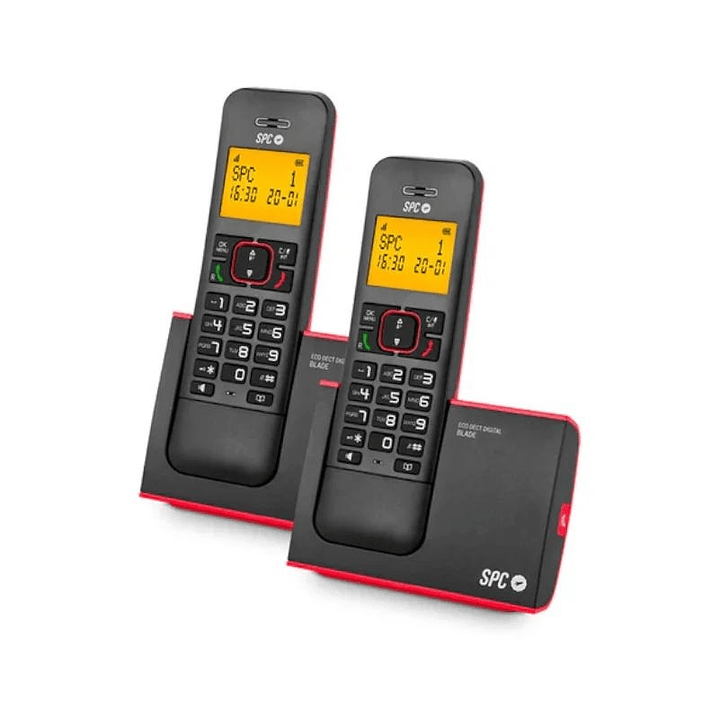 SPC 7292RC2 Telefono DECT BLADE ID AG50 Rojo Duo 1