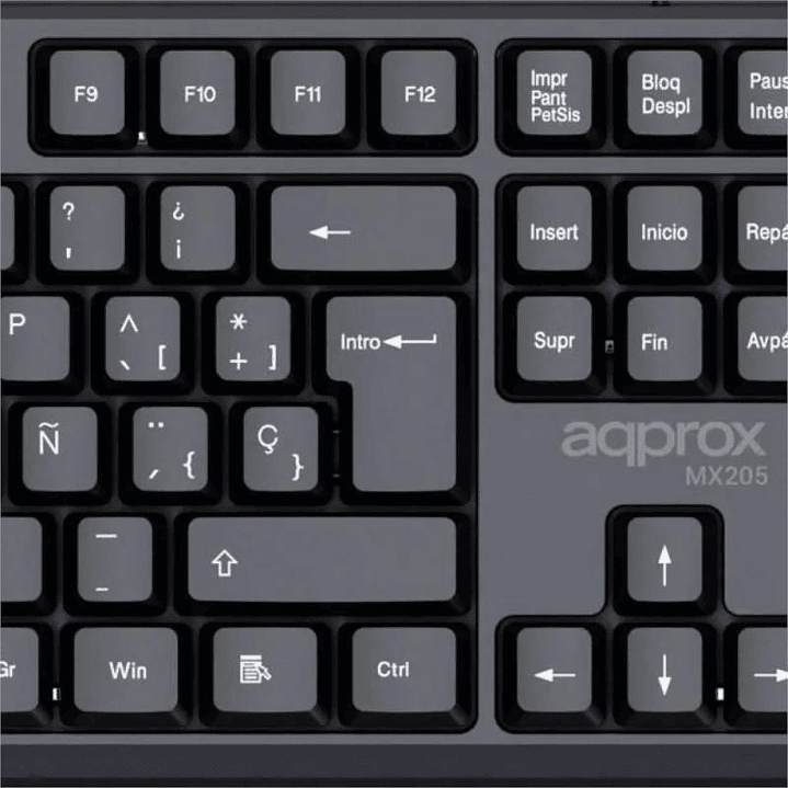 APPROX Teclado X205 USB 2.0 Negro 3