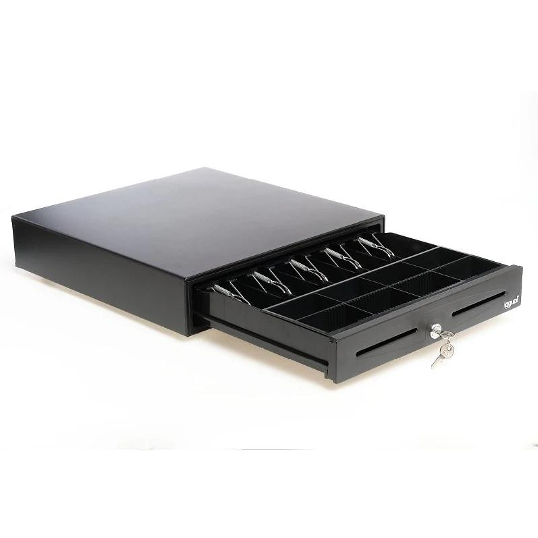 iggual Cajón Portamonedas IRON-70 44,5cm 5+8 negro 4