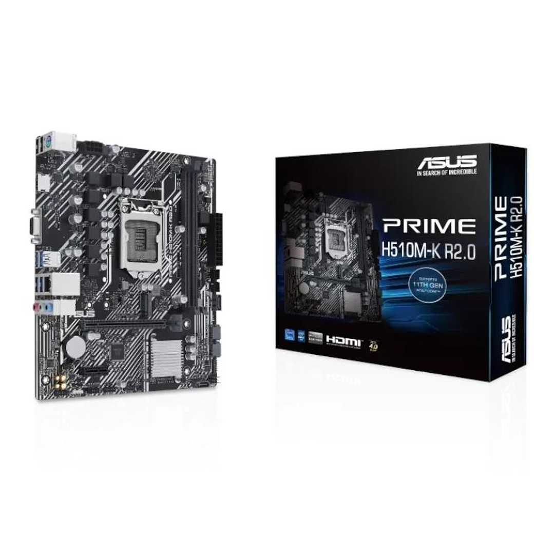 Asus Placa Base PRIME H510M-K R2.0  mATX LGA1200 1