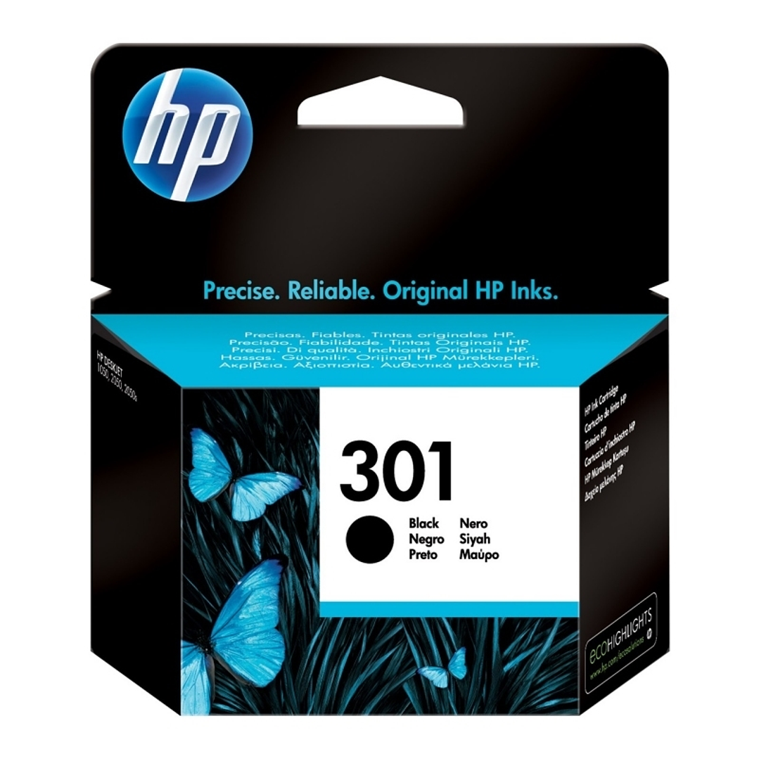HP Cartucho 301 Negro 1
