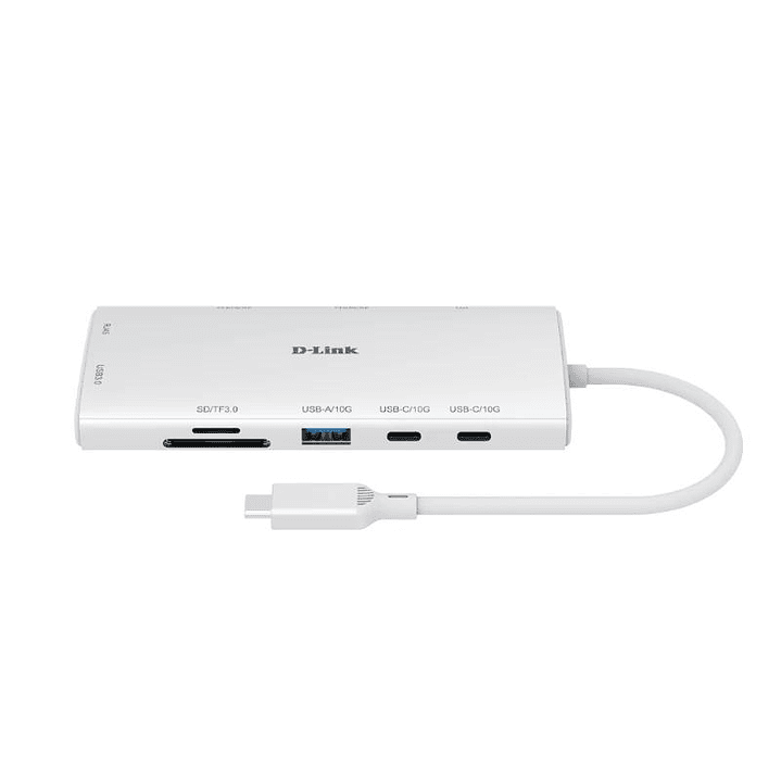 D-Link DUP-A01 Hub USB-C 10 en 1 2xHDMI 2