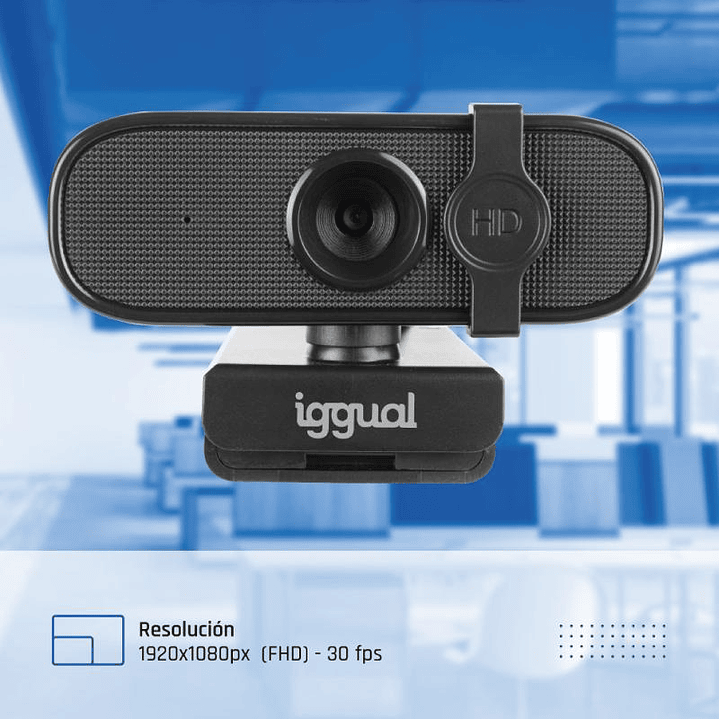 iggual Webcam USB FHD 1080p WC1080 Quick View 2