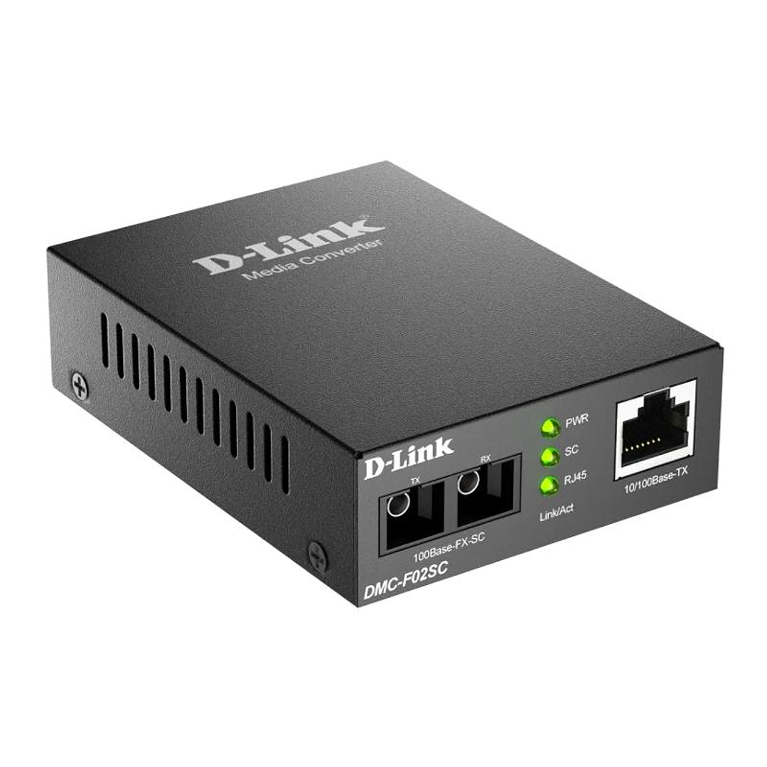 D-Link DMC-F02SC Conversor Medios SC MM 2Km 3