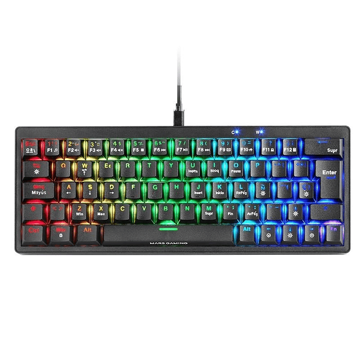 Mars Gaming Teclado MKMINIPRO Mecánico RGB Negro 1