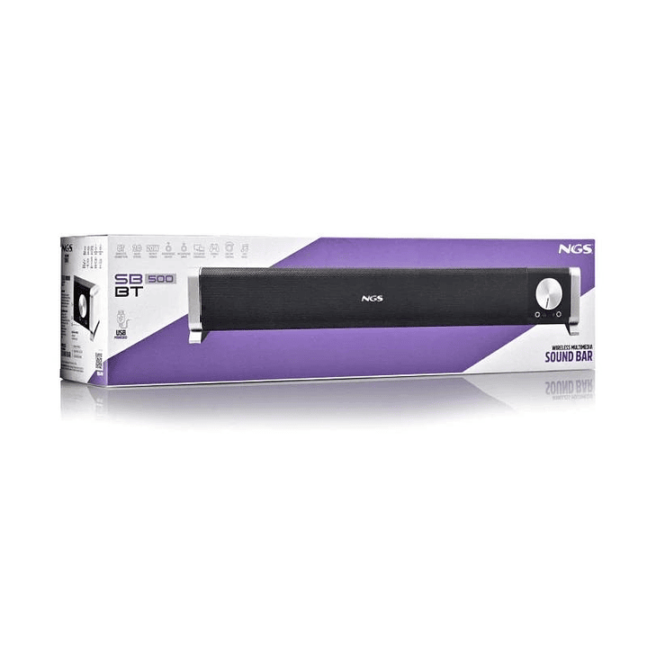 NGS Barra de sonido PC Inalámbrica 200W BT 4