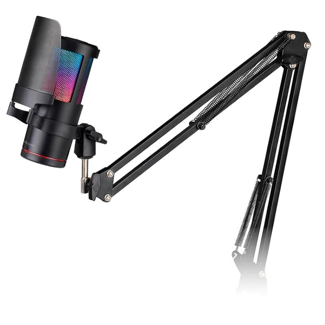 MARS GAMING Micrófono MMICSC Brazo Mecánico ARGB 1