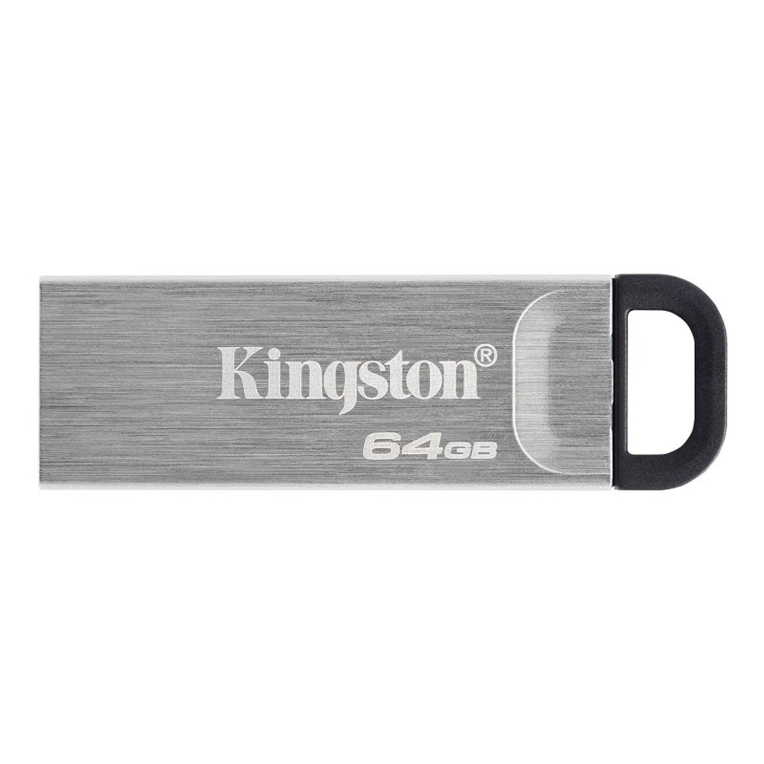 Kingston DataTraveler DTKN 64GB USB 3.2 Gen1 Plata 1