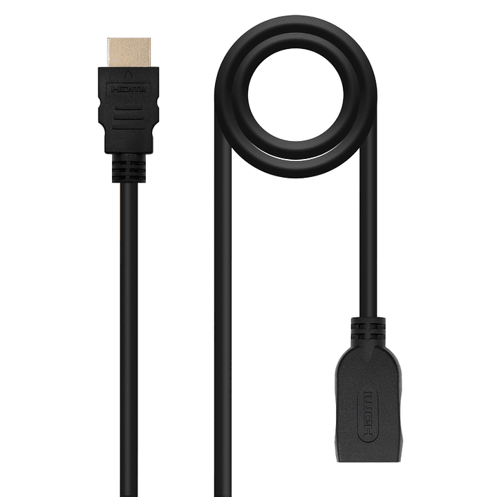 Nanocable Cable HDMI Prolongador V2.0  2M 1