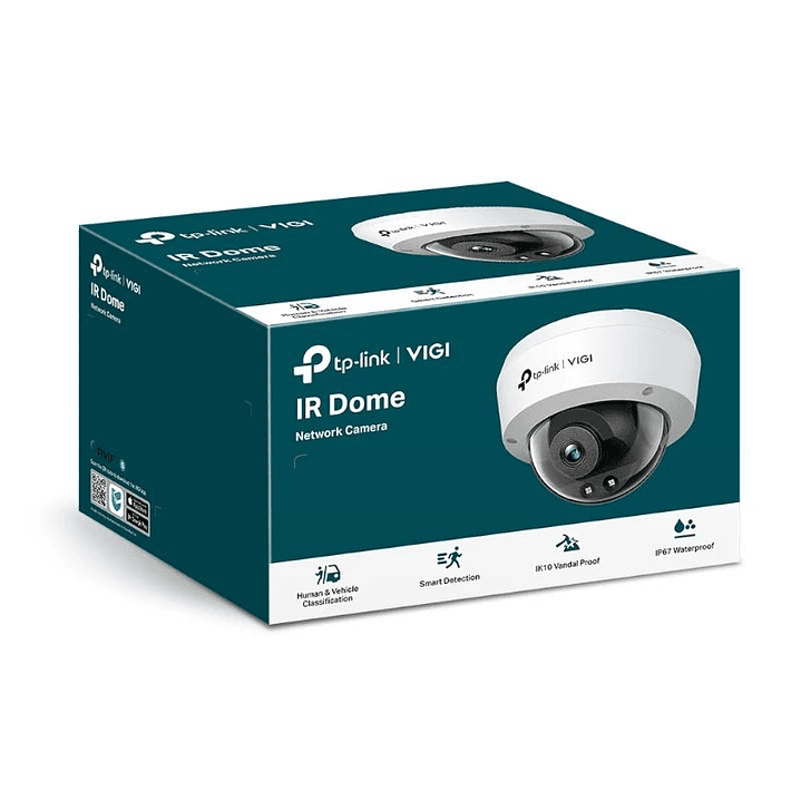 VIGI Cámara IP C240I Domo 4MP Plástico IR 4mm 3