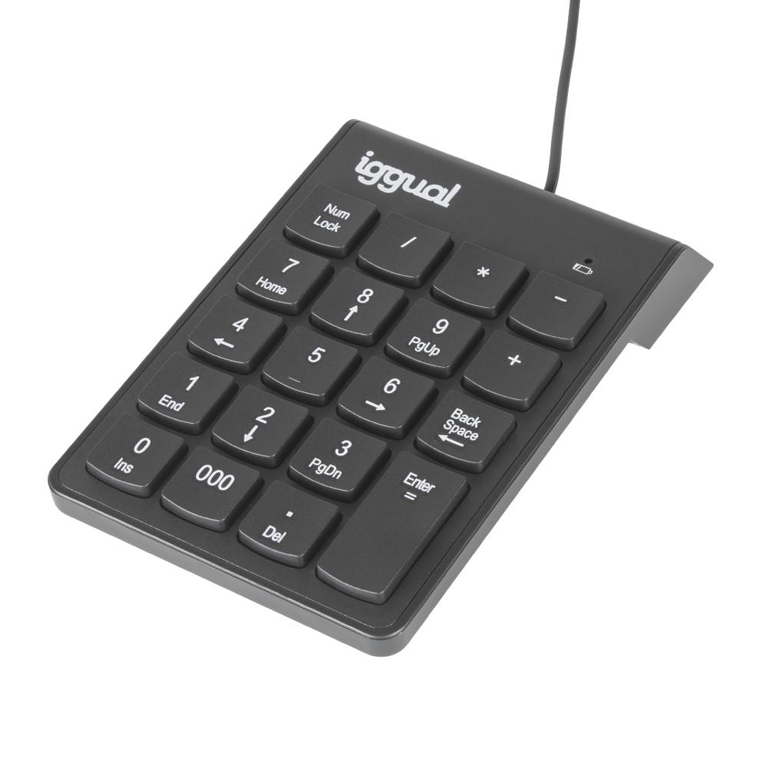iggual Teclado numérico USB CK-NUM-19T negro 3