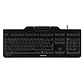 Cherry Teclado+lector chip integrado (DNIe) Negro - Miniatura 1