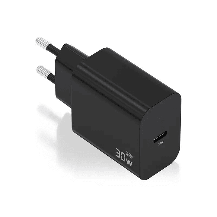 Aisens Cargador Gan 30W 1xUSB-C PD3.0 Negro 1