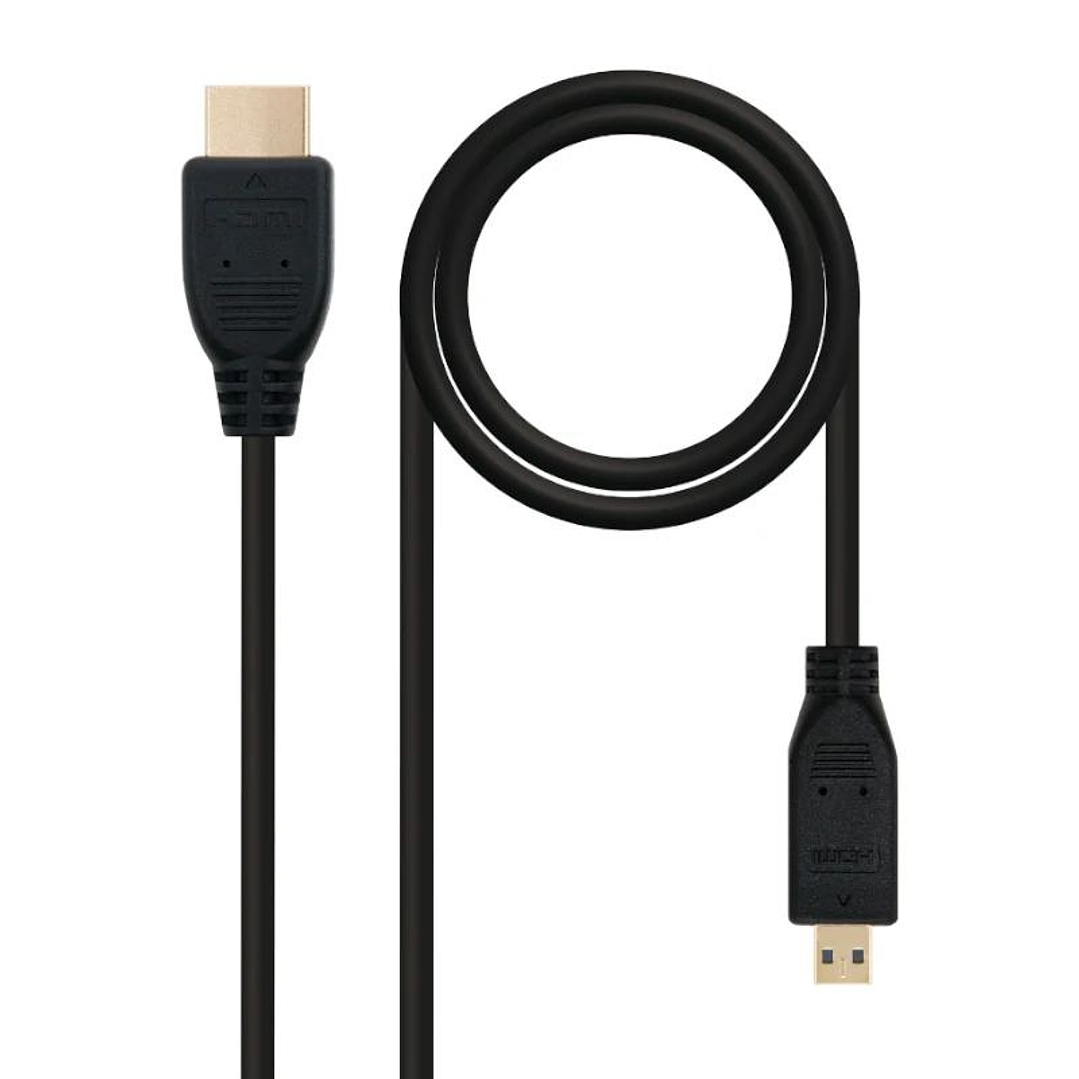 Nanocable Cable Micro HDMI V1.4  A/M 1,8 M 1