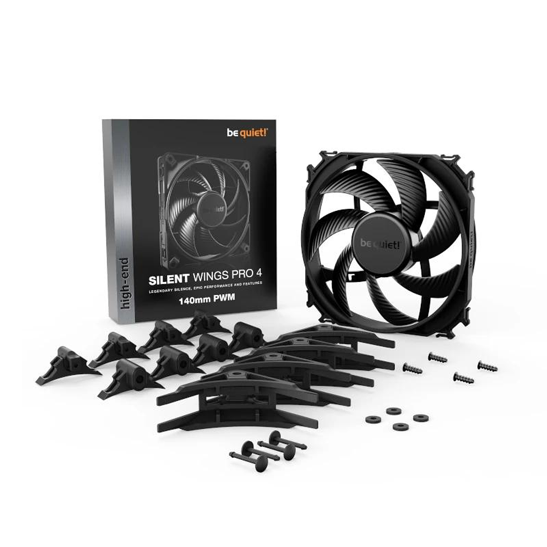 be quiet! Ventilador Silent Wings Pro 4 140mm Negr 3