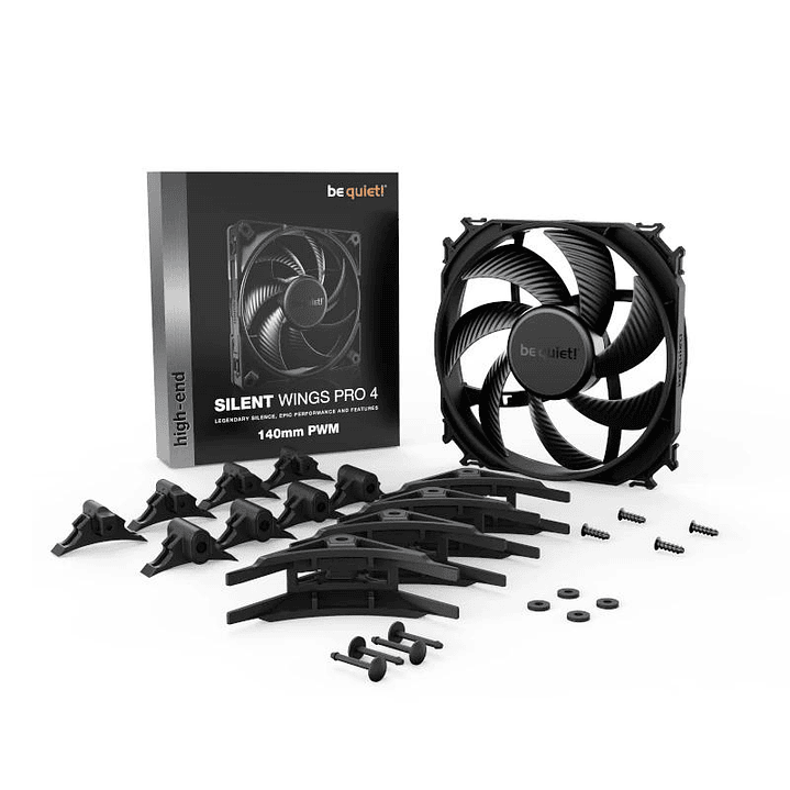 be quiet! Ventilador Silent Wings Pro 4 140mm Negr 3