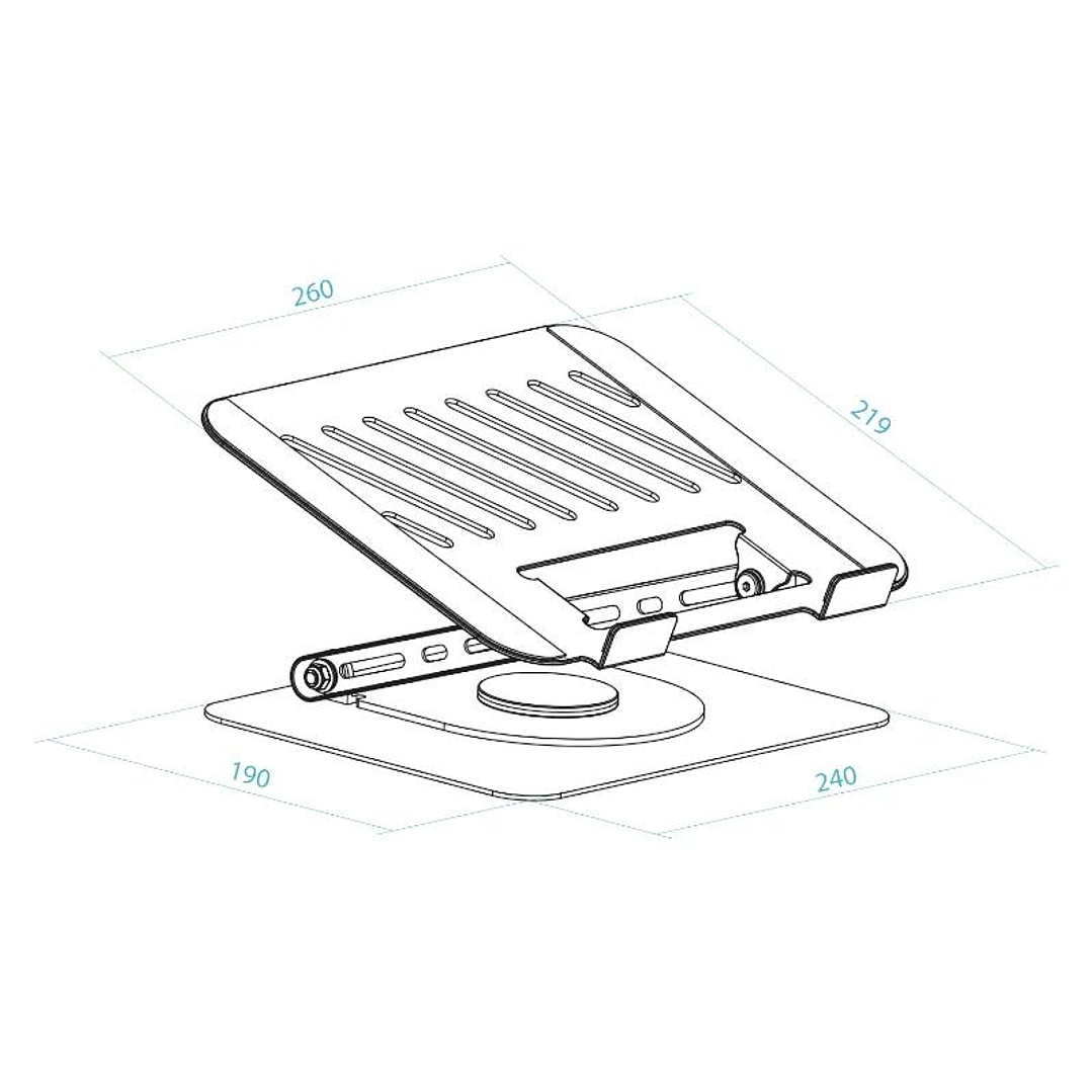 Tooq Soporte mesa 360º dispositivos 11-17