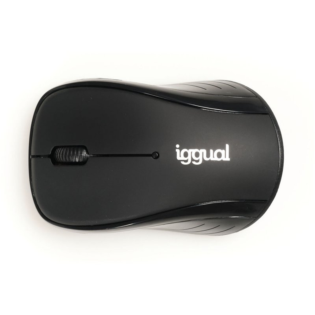 iggual Ratón inalámbrico WOM-BASIC-1600DPI negro 1
