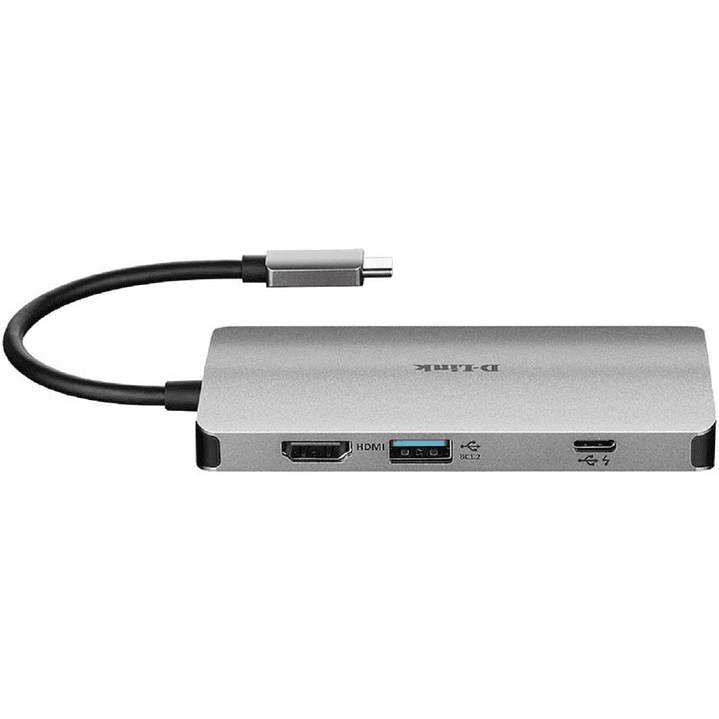 D-Link DUB-M810 Hub USB-C 8 en 1 HDMI/Eth/CardRead 3