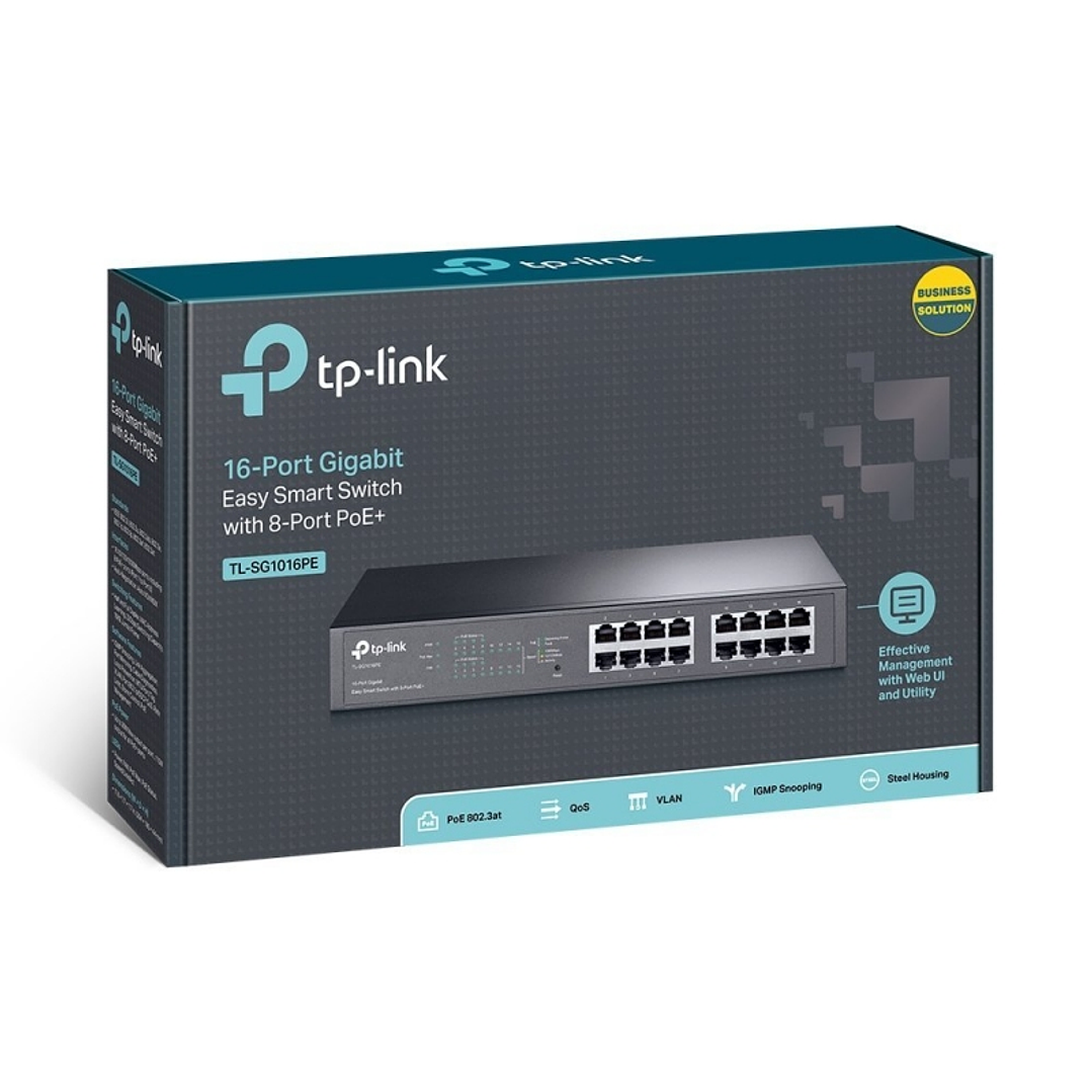TP-LINK TL-SG1016PE Switch 16xGB PoE+ 2