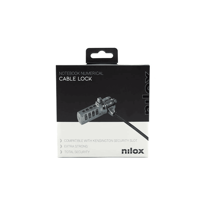 Nilox Candado Seguridad con combinacion 1.8m 3