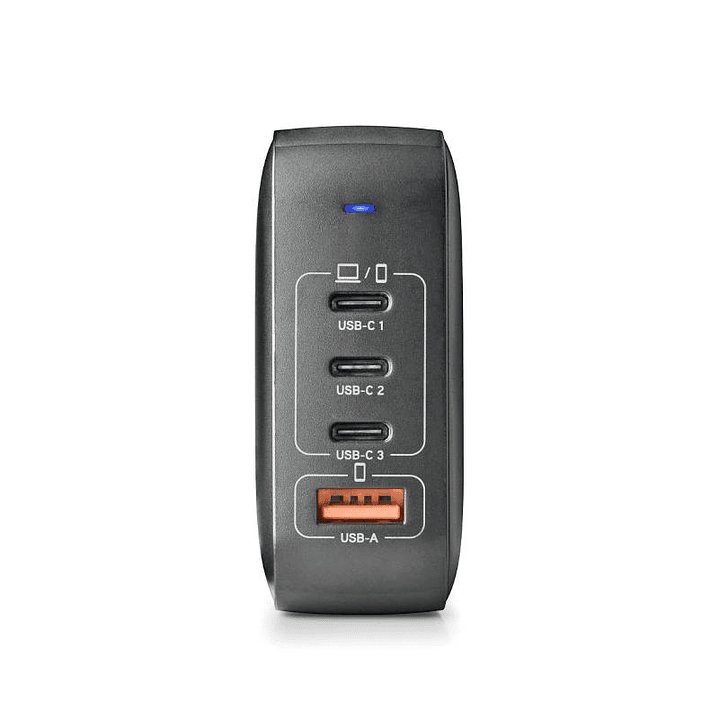 NGS CARGADOR ULTRARAPIDO165W 4 PUERTOS 3USB-C 1 US 2