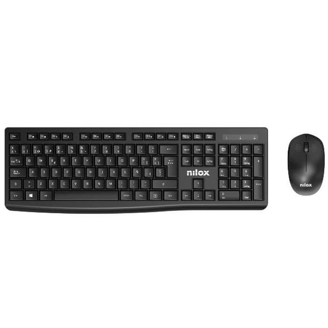 Nilox NXKMWE012 Kit teclado + ratón Wireless 1