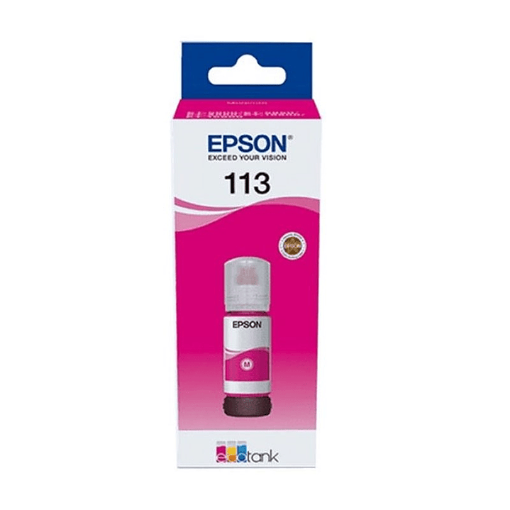 Epson Botella Tinta Ecotank 113 Magenta 1