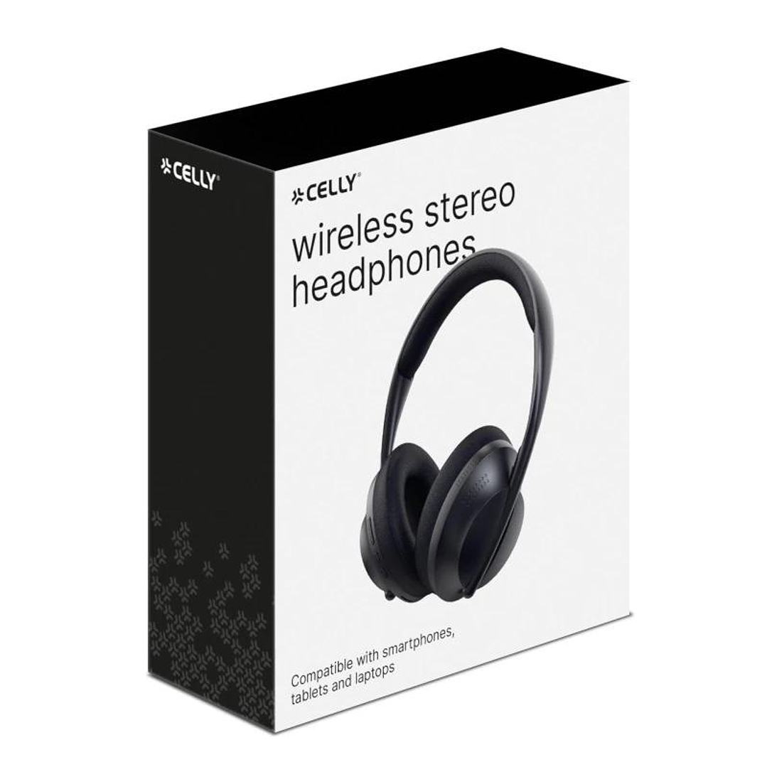 Celly Auricular Diadema Inalámbrico ARCHBEAT Negro 4