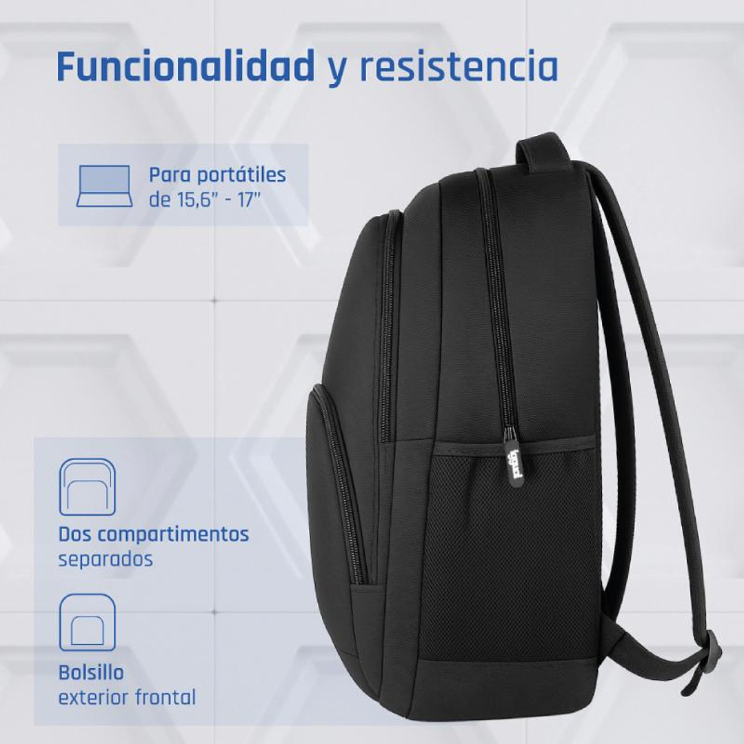 iggual Mochila portátil 15.6-17 Everyday Use negra 3