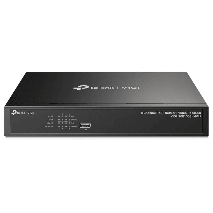 VIGI Grabador IP NVR1008H-8MP Rack 01 HDD 08 C PoE 1