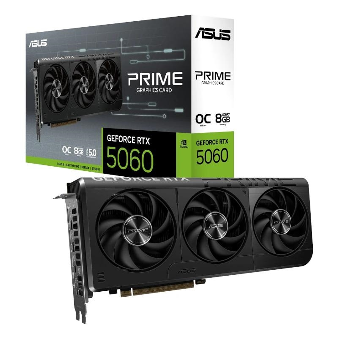 ASUS VGA NVIDIA PRIME RTX 5060 O8G 8GB DDR7 1