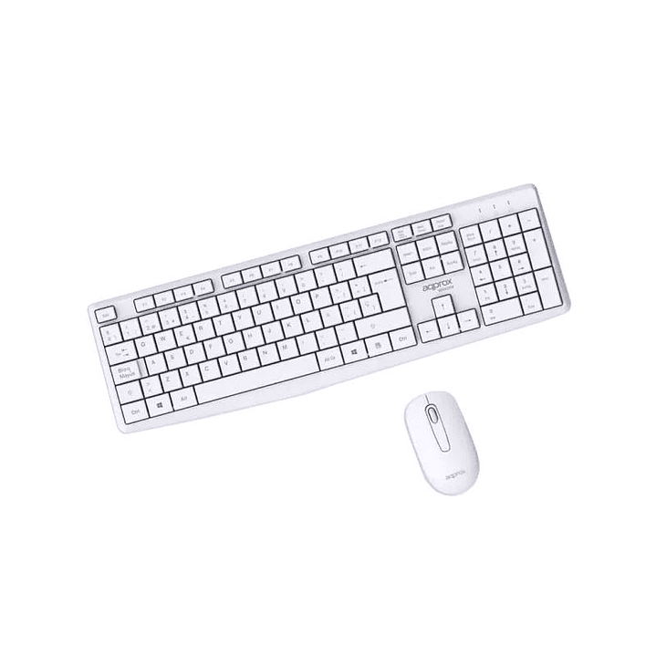 APPROX Teclado+raton inalamb X420W 1000DPI Blanco 2