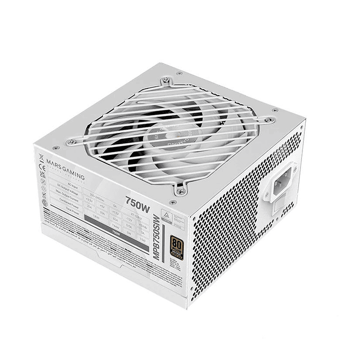 MARS GAMING PSU 750W,DC-DC & SMD TECH,7A GARANTÍA 1