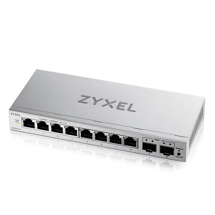 ZyXEL GS1200-10V3 Switch 8xGbE 2xSFP 1