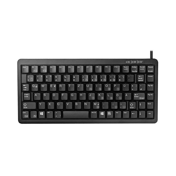 Cherry teclado slim USB+PS/2 negro 1