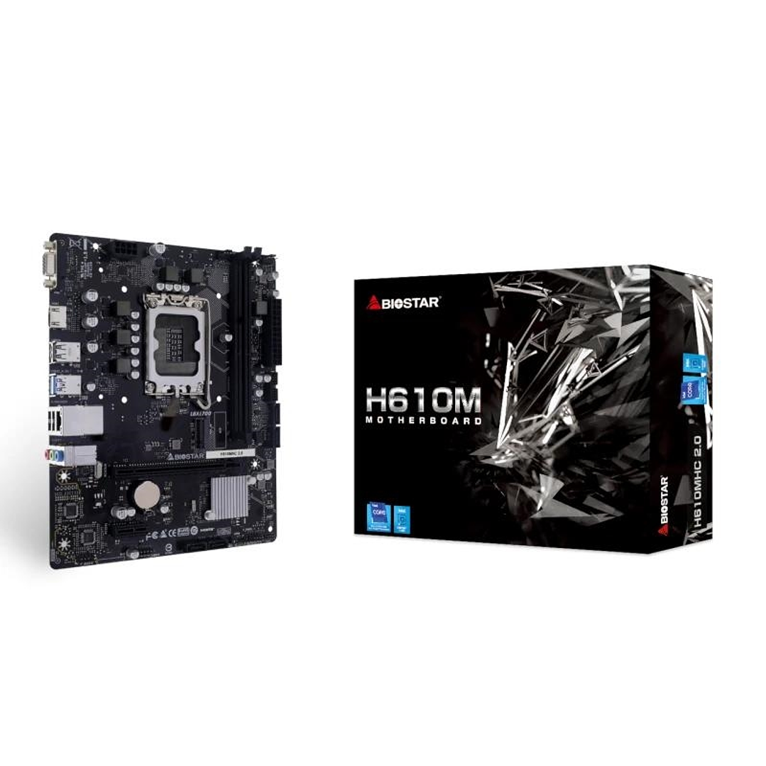 Biostar Placa Base H610MHC 2.0 DDR4 mATX LGA1700 1
