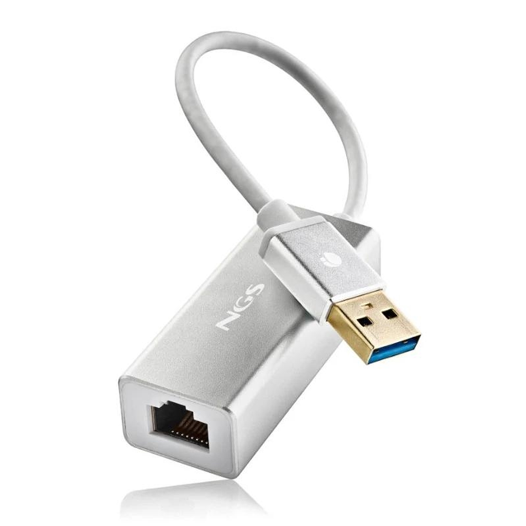 NGS Adaptador Hacker 3.0 usb a lan 1GBPS CABLE 15C 1