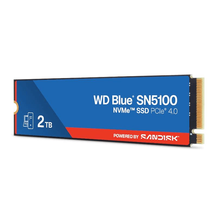 WD Blue SN5100 SSD 2TB NVMe Gen4 6700MB-s 4
