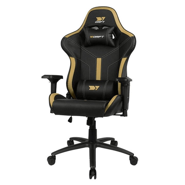 DRIFT Silla gaming DR350.Negro Dorada 1