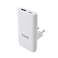 Tooq Cargador pared GAN USB-C/PD + USB-A/QC 65W - Miniatura 1