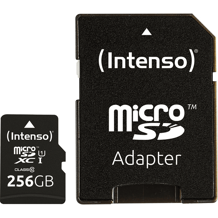 Intenso 3423492 Micro SD UHS-I Premium 256G c/adap 1