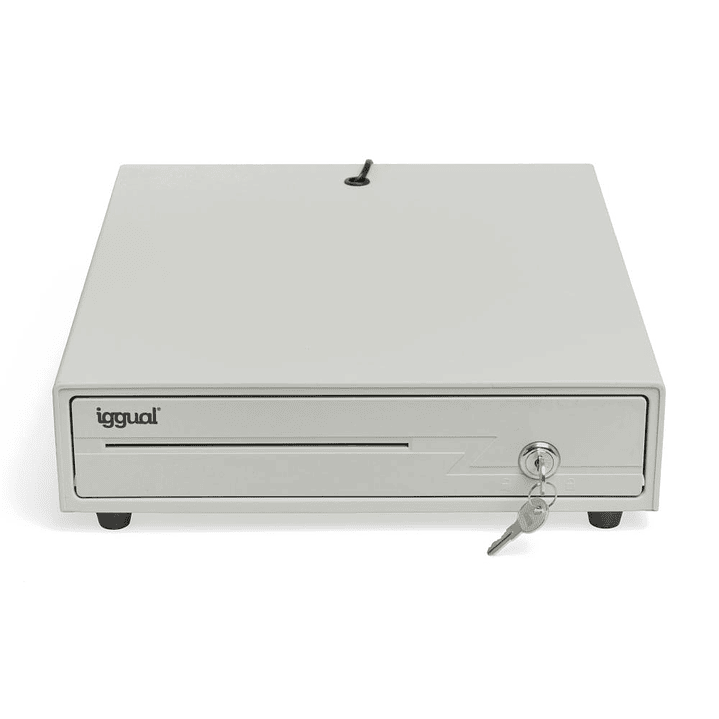 iggual Cajón portamonedas IRON-10W 38cm 4+6 blanco 4