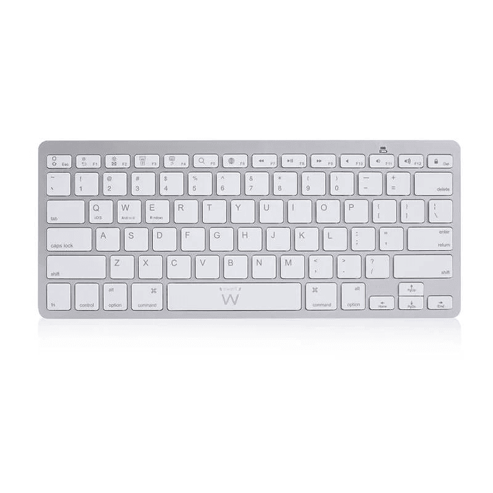 Ewent Teclado Bluetooth iOS/Android/Win Slim Plata 1