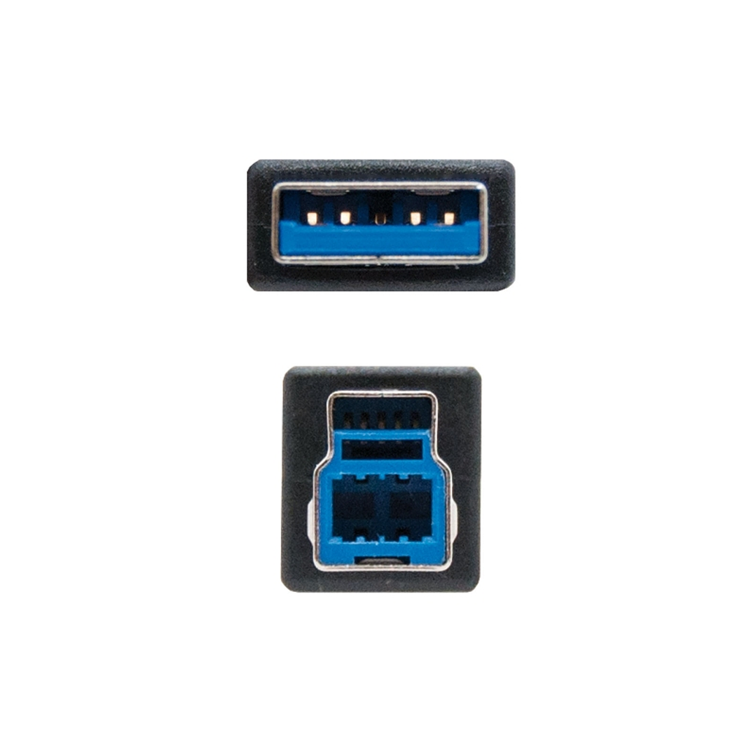 Nanocable Cable USB 3.0, impresora A/M-B/M, 2m 3