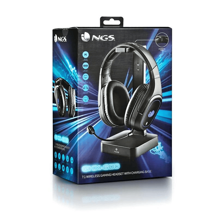 NGS Auricular Gaming inalambrico GHX600 7.1 4