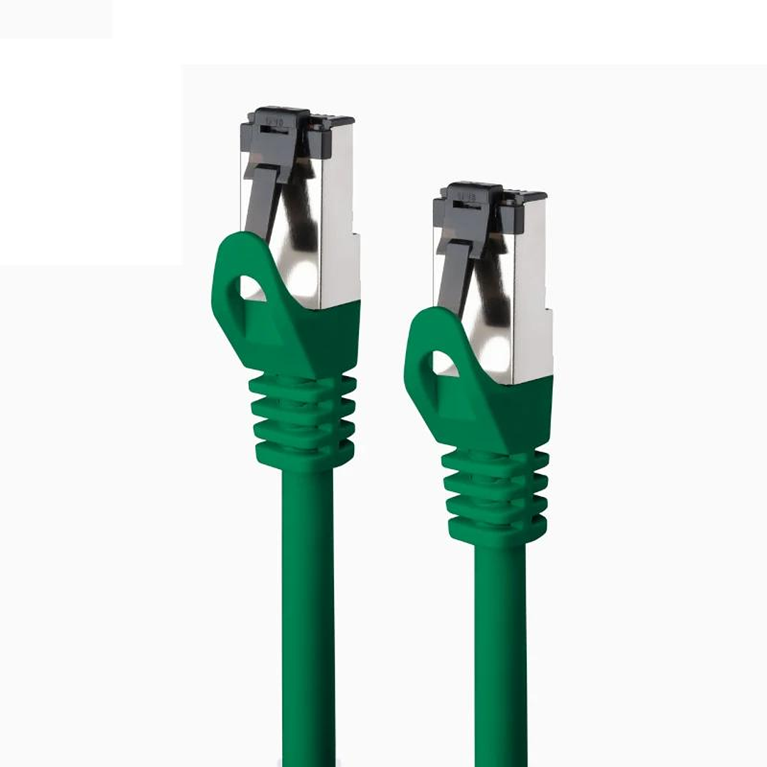 Nanocable Cable red Cat. 8.1 2GHZ SSTP Verde 0,30m 2