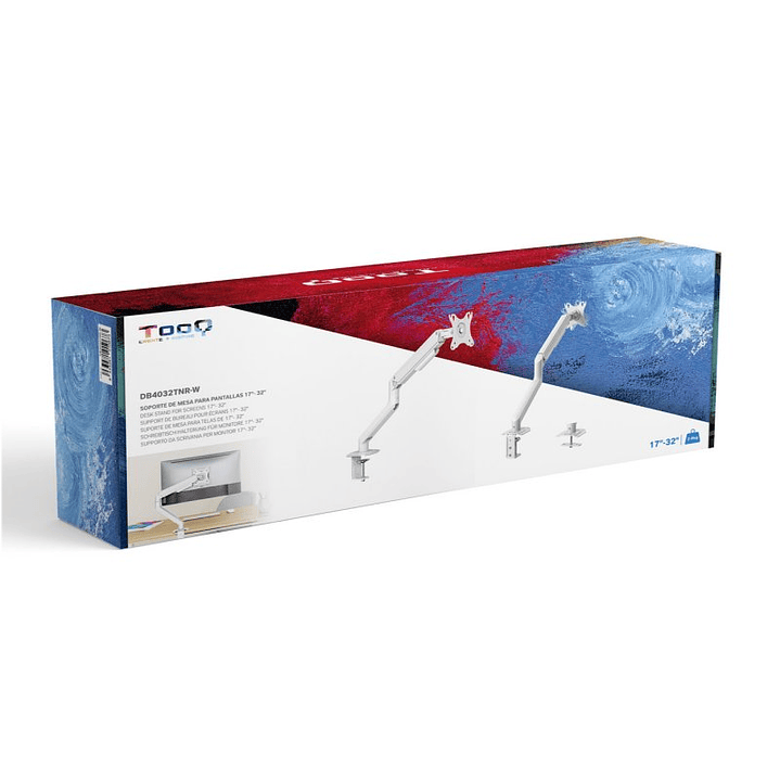 Tooq DB4032TNR-W Soporte mesa monitor/tv 17-32