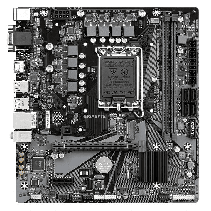 Gigabyte Placa Base H610M H V2 DDR5  mATX 1700 2