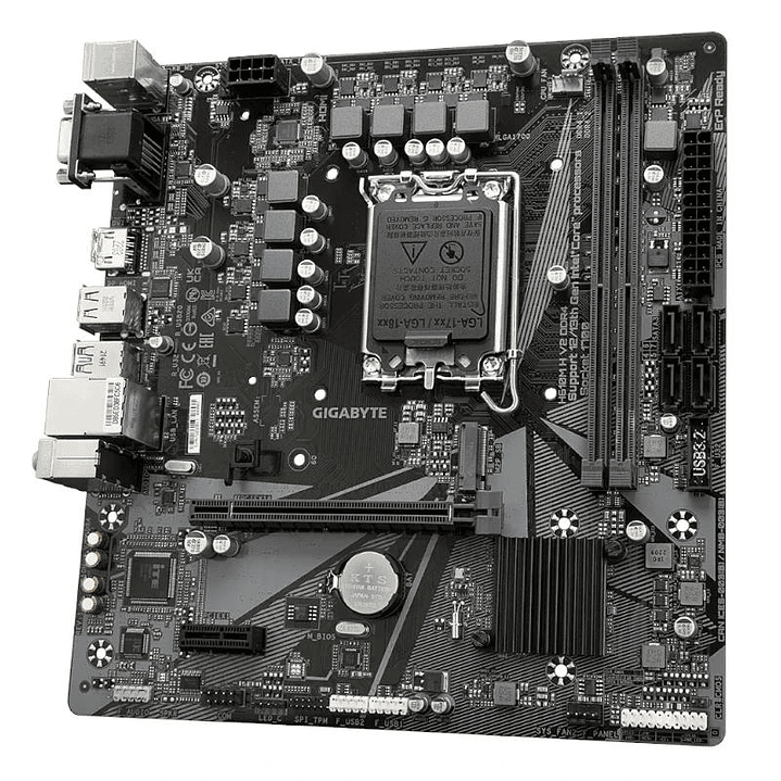 Gigabyte Placa Base H610M H V2 DDR5  mATX 1700 3